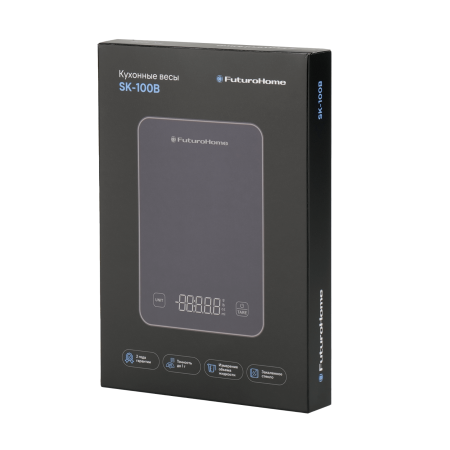 Кухонные весы SK-100B, стекло, черный