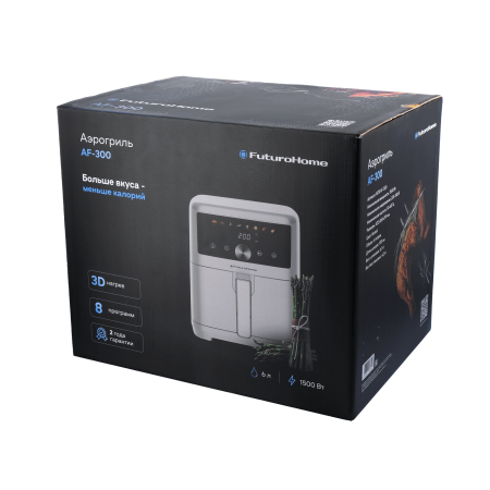 Аэрогриль MTR AF-300, белый, 6л