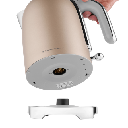 Электрический чайник MTR KM-400BR, ретро, коричневый