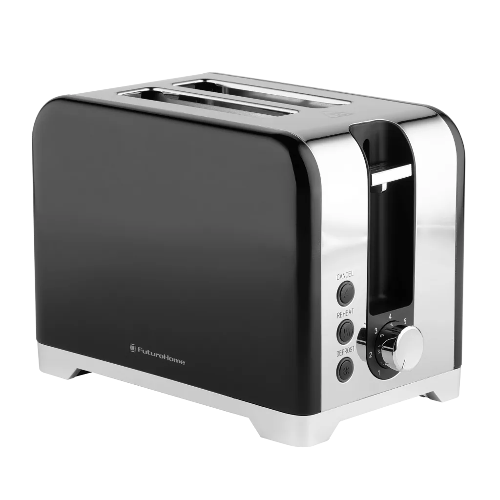 Тостер MTR FT-80B, 7 степеней прожарки, черный