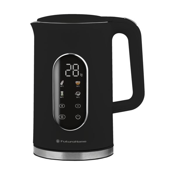 Электрический чайник MTR KP-8001BD, двойные стенки, черный