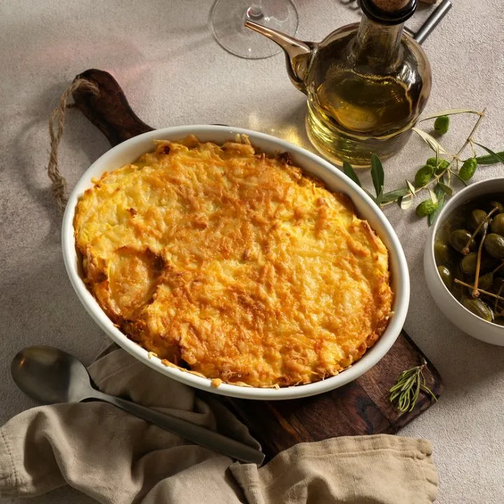 Картофельный гратен с сырной корочкой