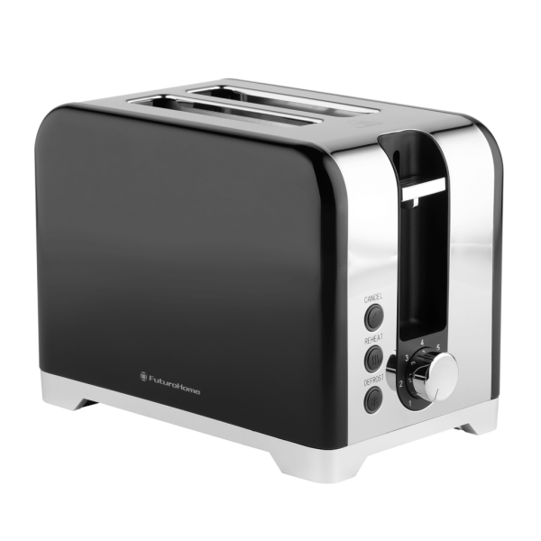 Тостер MTR FT-80B, 7 степеней прожарки, черный